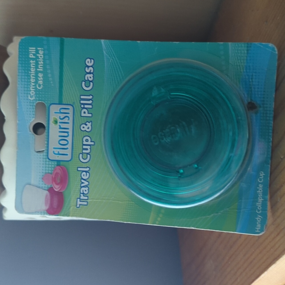 Collapsible Travel Cup & Pill Case